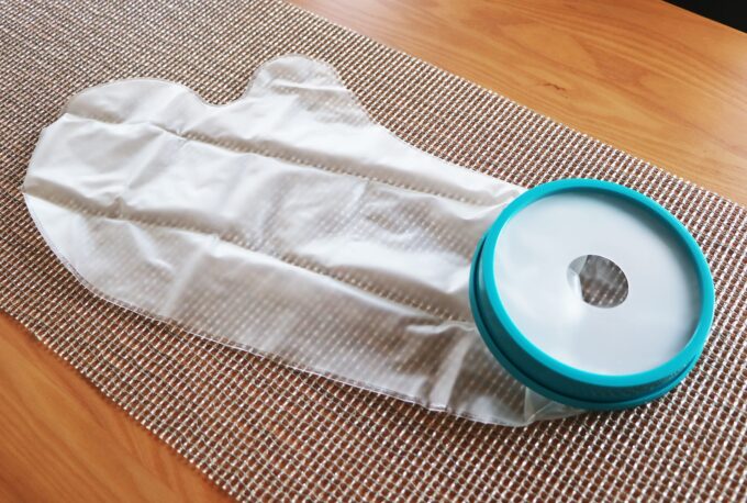 ケガしたときの入浴に便利 防水ギプスカバー 空良家の毎日